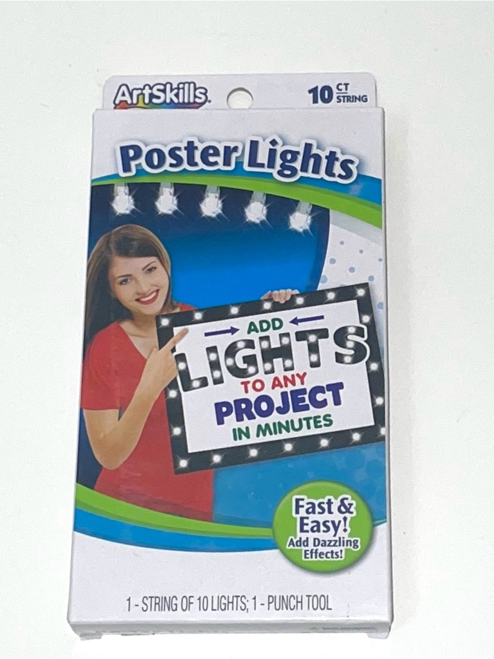 Poster Lights String - White LED